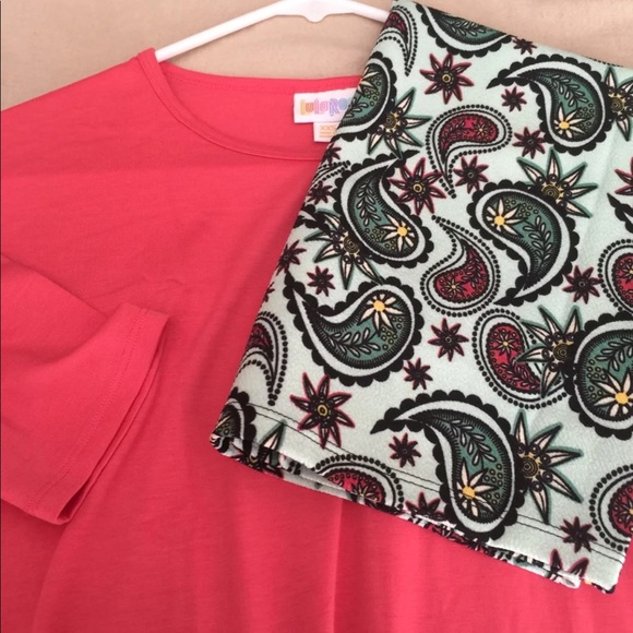 FINAL PRICE!!! LuLaRoe irma watermelon color - Picture 2 of 3